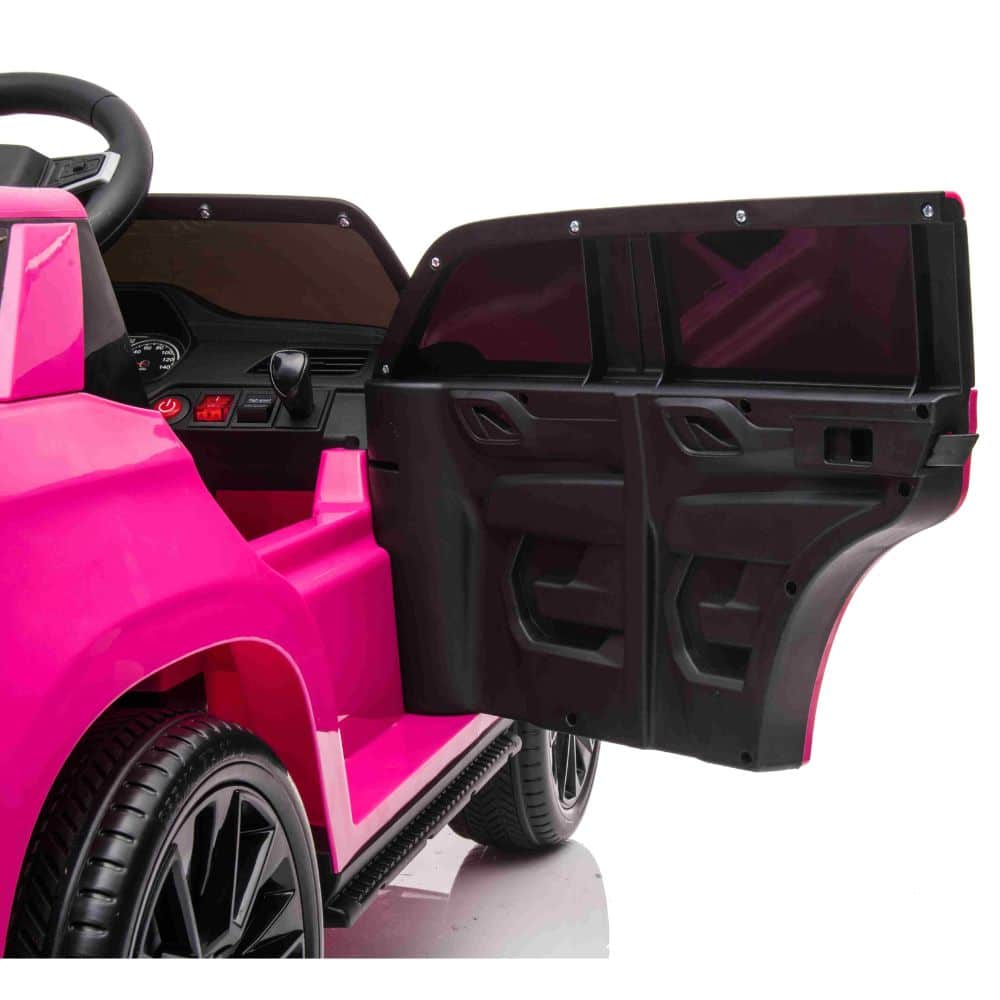 12v chevrolet silverado kids ride on truck - pink