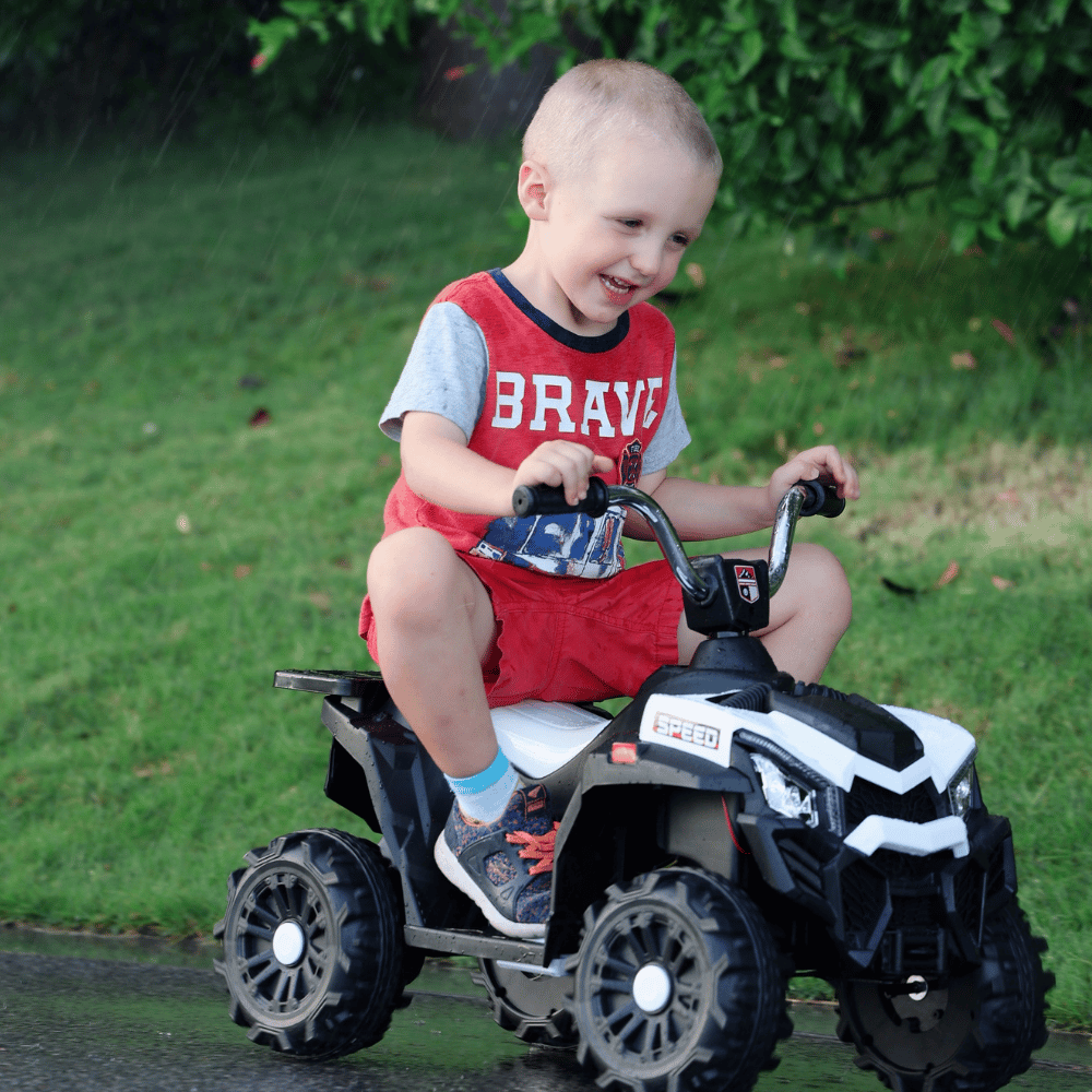 My first 6v toddlers quad bike ride on red