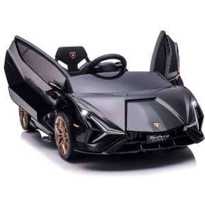 Licensed lamborghini sian 12v childrens electric ride on car – black