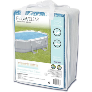 Bestway flowclear 14′ x 8’2″ x 39.5″ solar pool cover Bestway flowclear 14′ x 8’2″ x 39.5″ solar pool cover