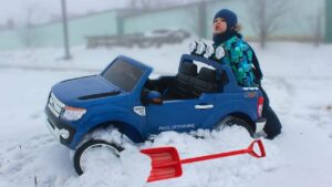 How to safely use and store a ride on toy in winter How to safely use and store a ride on toy in winter