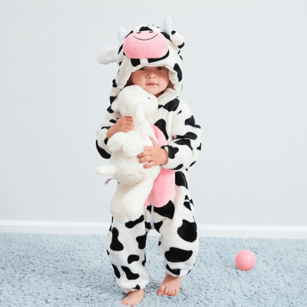 Cow baby romper 3-18 months