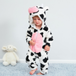 Cow baby romper 3-18 months