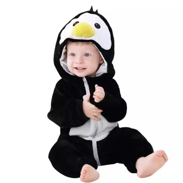 Penguin baby romper 3-18 months