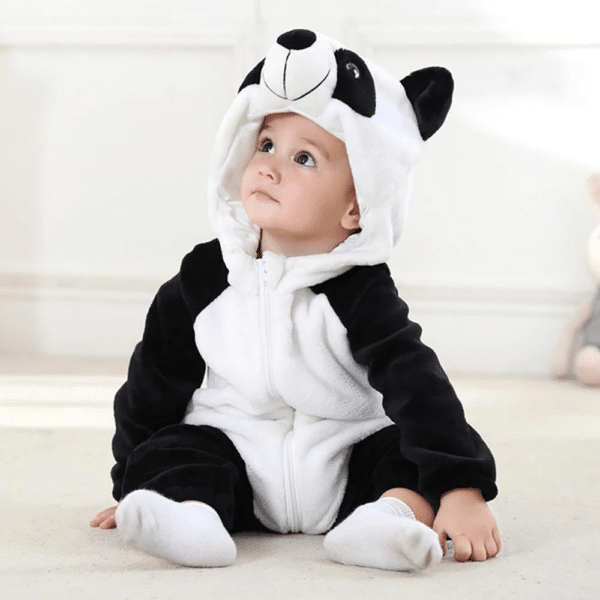 Panda baby romper 3-18 months