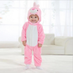 Pink rabbit baby romper 3-18 months