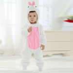 White rabbit baby romper 3-18 months