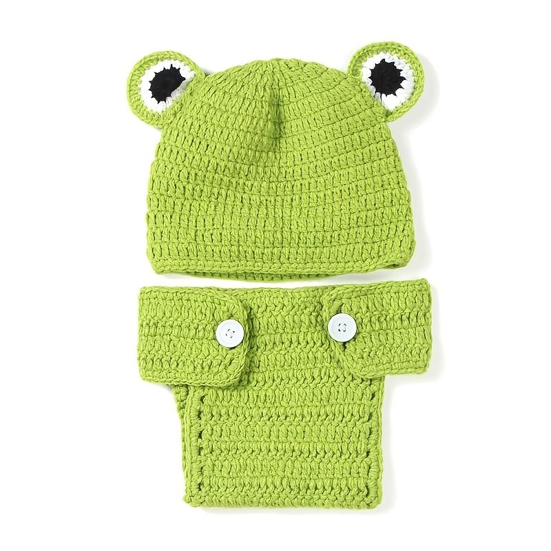Crochet frog dress up outfit