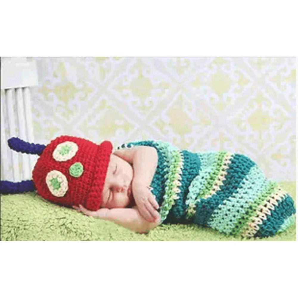 Crochet hungry caterpillar dress up outfit