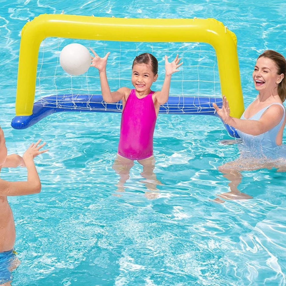 Bestway 52123 Water Polo Swimming Pool Game Set Outside Play