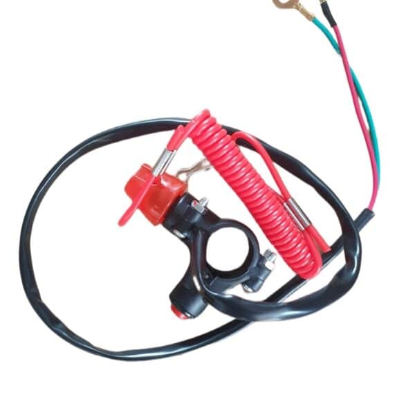Emergency kill switch with safety pull out kill cord 49cc quad and dirt bike