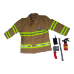 Firefighter hi vis jacket dressing up costume