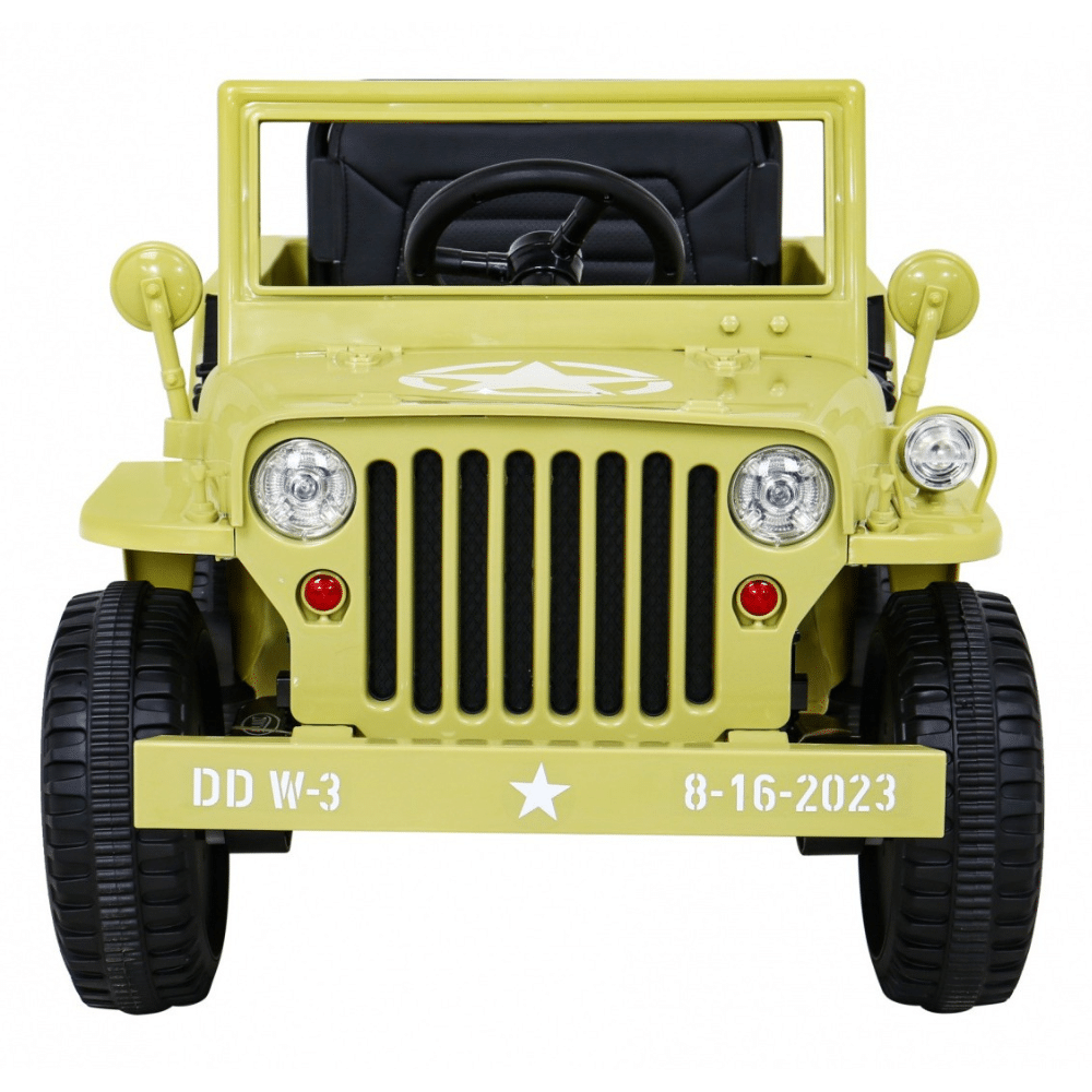Willis jeep single seater desert sand 12v 4 wheel drive 4x4