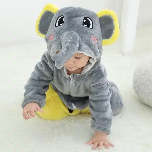 Elephant baby romper 3-12 months
