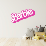 Personalised barbie decal sticker