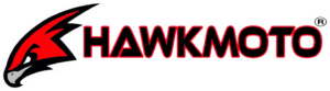 Hawkmoto logo vector with white bubble