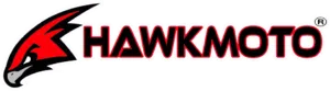 Hawkmoto logo vector with white bubble
