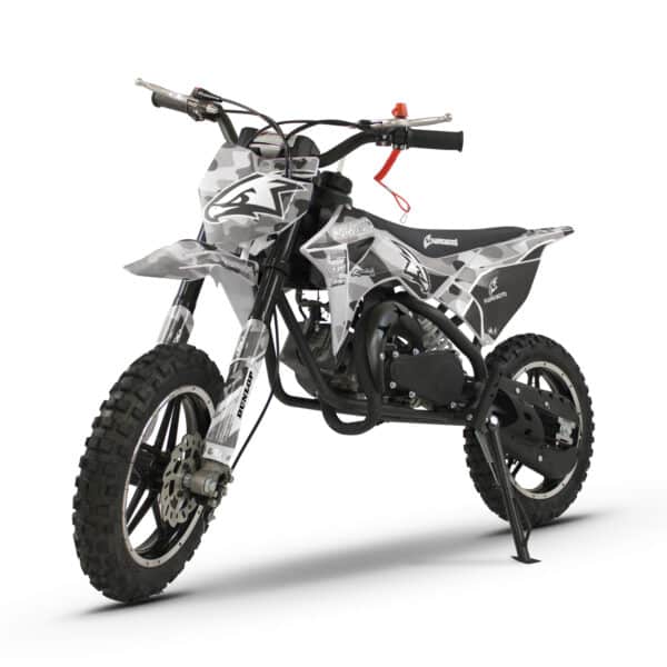 Hawkmoto Mayhem V2 50cc Kids Mini Dirt Bike - Stealth