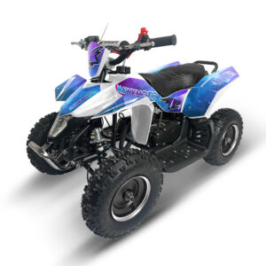 Hawkmoto sx-49r avenger v2 50cc mini kids quad bike white assembled - galaxy Hawkmoto sx-49r avenger v2 50cc mini kids quad bike white assembled - galaxy
