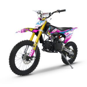 Hawkmoto krm kids pit bike | 70cc | 90cc | 110cc | 125cc geared or automatic - pink fox