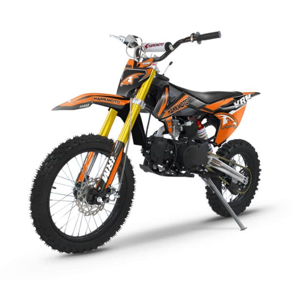 Hawkmoto KRM Kids Pit Bike | 70cc | 90cc | 110cc | 125cc Geared or Automatic - Orange Crush